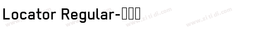 Locator Regular字体转换